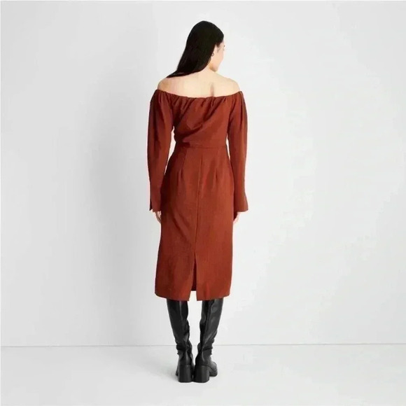 NWT Women's Off the Shoulder Long Sleeve
Midi Dress - Future Collective - Picture 2 of 6
